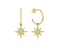 GGYTMQL Lightning Cross Star Stud Oearings pour Les Femmes Piercing Oreau Bijoux Pendientes