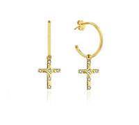 GGYTMQL Lightning Cross Star Stud Oearings pour Les Femmes Piercing Oreau Bijoux Pendientes