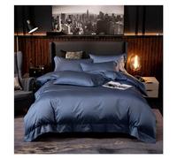 GGYTMQL Lit, Couleur Unie de Couleur de Couleur égyptienne Coton égyptien en Cover de literie Soyeuse Douce Couvercle en Feuille d'oreiller/lit de lit Queen King Size 4pcs 4pcs