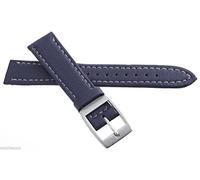 GGYTMQL Locman Authentic 18 mm Blue Lorica Leather Watch Band Band avec boucle