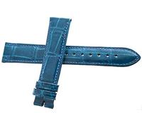 GGYTMQL Locman Women's Femme's 18 mm turquoise Alligator Leather Watch Band