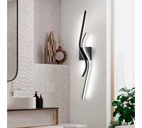 GGYTMQL Lumière Murale à LED, luminaires d'éclairage Mural Noir intérieur, Barre Murale LED de Barre créative Moderne, lumières murales à LED intérieure pour Le Couloir du Couloir Miroir de