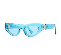 GGYTMQL Lunettes de soleil classiques rétro œil de chat pour femme tendance de luxe pour hommes lunettes de soleil vintage populaire léopard nuances vertes, C4., Taille unique