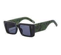 GGYTMQL Lunettes de Soleil Femmes à Double Couleur Decoration Decoration Lignes Larges Men Men Shodes UV400 Sun LURESSES