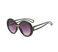 GGYTMQL Lunettes de Soleil pourdies surdimensionnées Round Retro Oval Lens Gernes pour Hommes UV400 Driving Eyewear