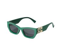 GGYTMQL Lunettes de soleil rétro pour femme, vintage, voyage, petites lunettes de soleil rectangulaires, lunettes de soleil pour femmes, 1, Taille unique