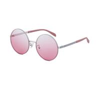 GGYTMQL Lunettes de soleil rondes surdimensionnées pour femmes avec miroir de conduite, lunettes de soleil pour femme, grande monture à verres dégradés, UV400, Rouge, Taille unique