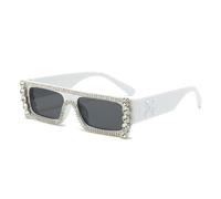 GGYTMQL Lunettes de soleil tendance de style hip-hop incrustées de diamants pour homme et femme