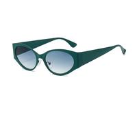 GGYTMQL Lunettes de soleil tendance pour femme, Bleu-vert, Taille unique
