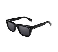 GGYTMQL Lunettes de soleil vintage en acétate pour homme, Noir/gris, Taille unique