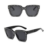 GGYTMQL Luxury Vintage Sunglasses Femmes Couleurs de Bonbons Eyewear surdimensionnés pour Les Femmes/Hommes Verres Femmes Square UV400