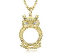 GGYTMQL Magnificier Lecture Lens Long Section Collier décoratif Accessoires Pullaire Chaîne Old Man Reading Journal Magnifing lerle Silver (Couleur: Argento) (Argento)