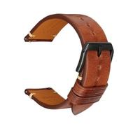 GGYTMQL Men de montre en cuir rétro Femmes Femmes Brave de montre brun gris ajustement pour Smartwatch 20 mm 22 mm STACTES DE VORD DE VERSION