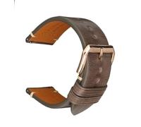GGYTMQL Men de montre en cuir rétro Femmes Femmes Brave de montre brun gris ajustement pour Smartwatch 20 mm 22 mm STACTES DE VORD DE VERSION