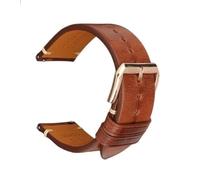 GGYTMQL Men de montre en cuir rétro Femmes Femmes Brave de montre brun gris ajustement pour Smartwatch 20 mm 22 mm STACTES DE VORD DE VERSION