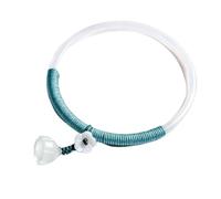 GGYTMQL Mesdames Jade Bangles, Blanc de chalcédoine Bracelet, bracelet d'agate naturel, bracelet tissé, bijoux entièrement-match, Best for Girls, avec boîte à bijoux, 54-58 mm, 54 mm