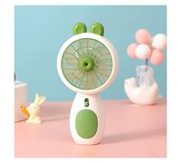 GGYTMQL Mini Petit Ventilateur Rechargeable à la Main, Ajustement de l'air à 2 Vitesses, USB Outdoor Portable Mute Design for Women Girls Kids Fan (Couleur: Jaune)