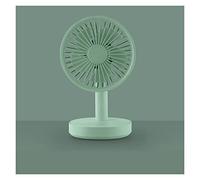 GGYTMQL Mini USB Charging Battery Ventilateur réglable Portable avec éolien Rechargeable de Bureau Rechargeable de Bureau de Bureau de Voyage de Petits Ventilateurs (Couleur: Vert)