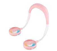 GGYTMQL Mini Ventilateur de Cou Portable Rechargeable USB, Ventilateur Suspendu au Chariot USB Fan Portable Portable Mini Telescopic Sports Pliables Silencieux Sports