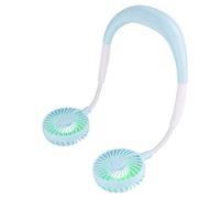 GGYTMQL Mini Ventilateur de Cou Portable Rechargeable USB, Ventilateur Suspendu au Chariot USB Fan Portable Portable Mini Telescopic Sports Pliables Silencieux Sports