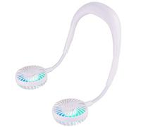GGYTMQL Mini Ventilateur de Cou Portable Rechargeable USB, Ventilateur Suspendu au Chariot USB Fan Portable Portable Mini Telescopic Sports Pliables Silencieux Sports