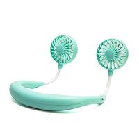 GGYTMQL Mini Ventilateur de Cou Suspendu Portable, Manche Paresseux Suspendu Mini Venti