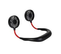 GGYTMQL Mini Ventilateur de Cou Suspendu Portable, Mini Cou de Cou de coude Pliable Petit Ventilateur USB Charge Portable Ventilateur refroidissant Le Petit rosel à l'aide (Rose)