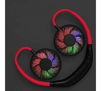 GGYTMQL Mini Ventilateur de Cou Suspendu Portable, Ventilateur de Cou de Suspension électrique avec extérieur des Sports Paresseux à portée de Main