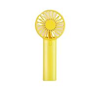GGYTMQL Mini Ventilateur Portable Portable, Petit Ventilateur Rechargeable USB à Vitesse personnelle personnelle Conception Mignonne pour Ventilateur de Voyage en Plein air intérieur (Couleur: Or,