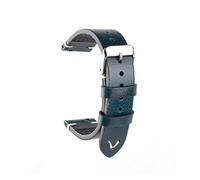 GGYTMQL Nouveau bracelet de montre en cuir ciré à l'huile 18 mm 20 mm 22 mm Bracelet de montre vintage Zwart bleu marron disponible fait à la main accessoires de bracelet de montre, 19mm, A