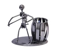 GGYTMQL Ornements 14cm Iron Musicien Figurine Guitare Basse Violon Violoncelle Miniatures Music Player Holder Figurines Home Decor 3