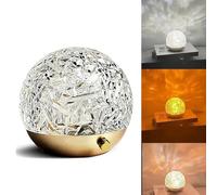GGYTMQL Paye de Douche Eau Nocturne Lumière USB Atmosphere Lampe OCÈME LAMBRE Lection DE Bure Lettre, Projecteur Romantic Night Stand Lampes pour Photographie, vlog, fête, Chambre à Coucher, Présents
