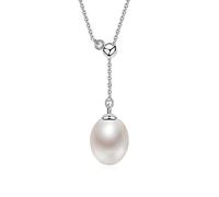 GGYTMQL Pendants de perle d'eau douce naturel Chaîne de réglage de tour de cou 8 à 9 mm fabriqué en Chine