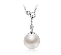 GGYTMQL Pendants Perle Radible Colliers Chokers Gnpearl 8-9 mm Round Natural Ewater Perle Chains Watch Strap