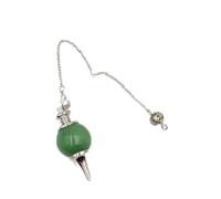 GGYTMQL Pendule de Pierre de Pierre de Pierre de Pierre Naturelle Dowtaning Pendant Collier-Obsian-1pc