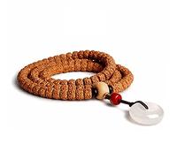 GGYTMQL Perle, Rosaire Bouddhiste, Bodhi Beads Bracelet Small Vajra Bodhi Bracelet 108 Perles de prière, Bracelet de Motif d'échelle Denty Bodhi Dragon, Bracelet des Perles de Yoga, 10 x 8 mm