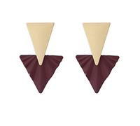GGYTMQL Personnalité du tempérament de la Mode Triangle géométrique Rhombus Boucles d'oreilles Simples pour Femmes Simples