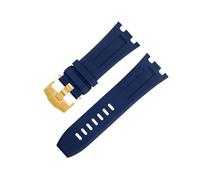 GGYTMQL Pour Audumars et Piguet Belt 15710/15703,28mm Nature Fluorine Soft Rubber Accessories Watch Band