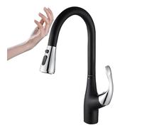 GGYTMQL pour Bar Farmhouse Commercial, Robinet Smart Touch Sort Smart, Sensor Kitchen Tap de Cuisine, lavabo Colonge-Cold Colon, Mode de Douche et de Colonne