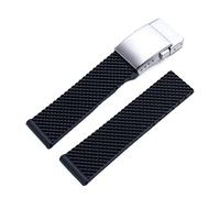 GGYTMQL pour Bracelet de Surveillance en Caoutchouc en Silicone Souple Breitling Bracelet de 22 mm 24 mm pour Navitimer/Avenger/Superocean