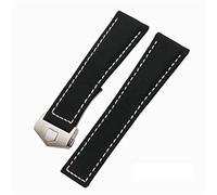 GGYTMQL Pour Carrera Aquaracer 20 mm 22 mm Bracelets Bracelets en toile en nylon STRAPE PLACE BOUCLE BOUCLE NOIR (COULEUR: Black Blue Silver, Taille: 22 mm)