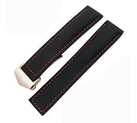 GGYTMQL Pour Carrera Aquaracer 20 mm 22 mm Bracelets Bracelets en toile en nylon STRAPE PLACE BOUCLE BOUCLE NOIR (COULEUR: Black Blue Silver, Taille: 22 mm)