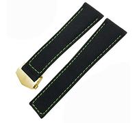 GGYTMQL Pour Carrera Aquaracer 20 mm 22 mm Bracelets Bracelets en toile en nylon STRAPE PLACE BOUCLE BOUCLE NOIR (COULEUR: Black Blue Silver, Taille: 22 mm)