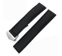 GGYTMQL Pour Carrera Aquaracer 20 mm 22 mm Bracelets Bracelets en toile en nylon STRAPE PLACE BOUCLE BOUCLE NOIR (COULEUR: Black Blue Silver, Taille: 22 mm)