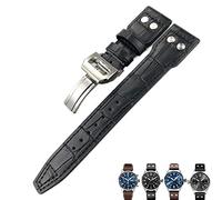 GGYTMQL Pour IWC Pilot Mark Portugieser Portofino Watch Bands 20 mm 21 mm 22 mm STRAPE DE COURT