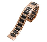 GGYTMQL Pour les femmes mangeur en céramique Bracelet en acier inoxydable STRAP STRAP WATCH WORTWATCH Band