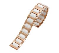 GGYTMQL Pour les femmes mangeur en céramique Bracelet en acier inoxydable STRAP STRAP WATCH WORTWATCH Band