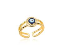 GGYTMQL PRODUITS GILLE RING RING BIELLES FEMMES MEN Men de mal œil pour les femmes ouvrant des cadeaux de bague bleue