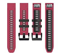 GGYTMQL Proupeau de 22 mm 26 mm pour le précurseur 945 935 FENIX 5 plus 6 6x Silicone Smart Watch Band pour Bracelet Enduro Correa