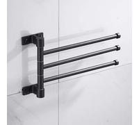 GGYTMQL Racks de Serviette, Porte-Serviettes Activité Pliante Bar Serviette rotative Barne de Serviette laquée Baigneur en Aluminium Baignoire Murale.